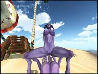 ليلة علب قزم لعبة draenei بوف 3danimationgaming