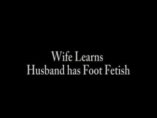 زوجة يتعلم الزوج صنم القدم