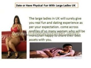 تاريخ أو المتعة الجسدية مع السيدات كبيرة في المملكة المتحدة