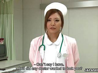 الممرضة اليابانية مذهلة يحصل creampied بعد أن ما يقرب من ص